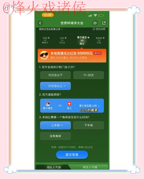 世界杯竞猜手机APP推荐与评测